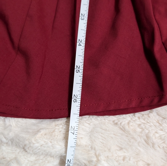 Zac & Rachel red blouse open sleeves size M - Picture 7 of 7